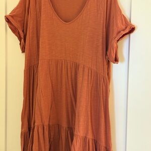 Women's Orange Mini Dress